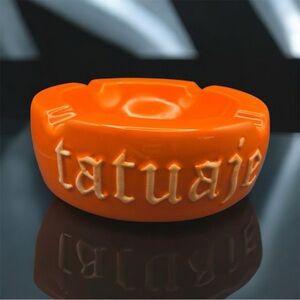 Orange Tatuaje Ceramic Ashtray